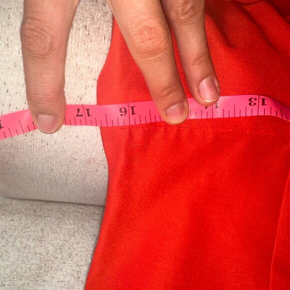 Vintage Valentino Red A-Line Shift Dress – Size 10 - Picture 7 of 13